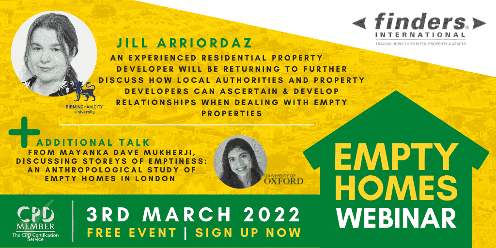 Empty Homes Webinar Mar2022|JILL ARRIORDAZ|Birmingham-city-university|MAYANKA DAVE MUKHERJI|University of Oxford|keep-britain-tidy-logo|